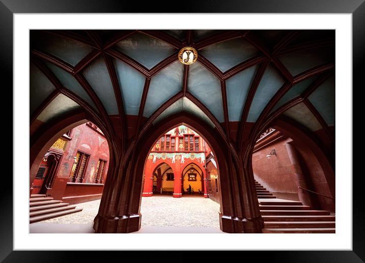 Rathaus Architecture Framed Mounted Print by Svetlana Sewell