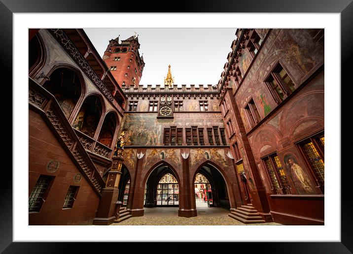 Rathaus Architecture Framed Mounted Print by Svetlana Sewell