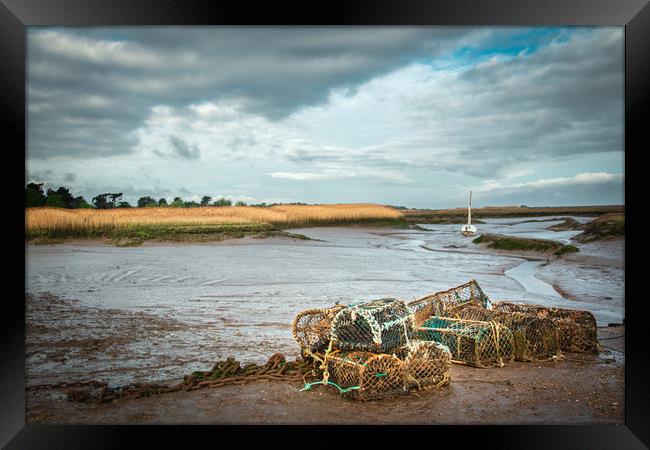 Brancaster staithe Framed Print by Eddie Deane