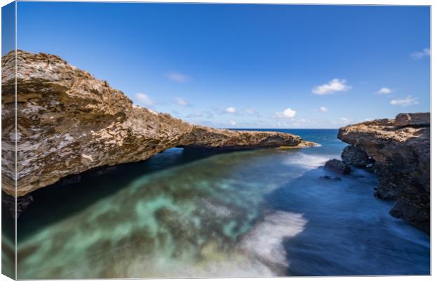 The natural bridge Canvas Print by Gail Johnson