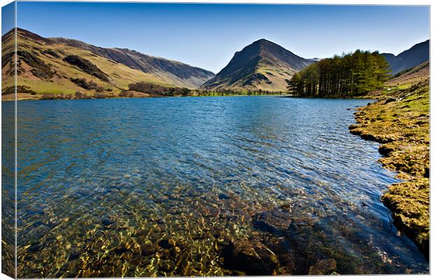 Fleetwith Pike, Buttermere Canvas Print by David Lewins (LRPS)