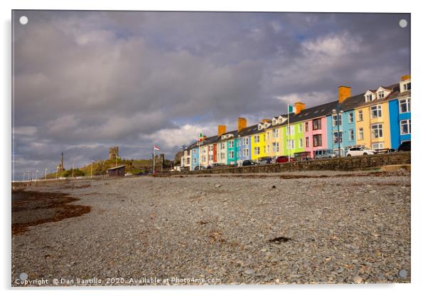 Aberystwyth South Beach, Aberystwyth, Ceredigion Acrylic by Dan Santillo