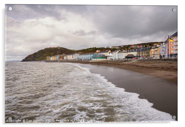 Aberystwyth North Beach, Ceredigion, Wales Acrylic by Dan Santillo
