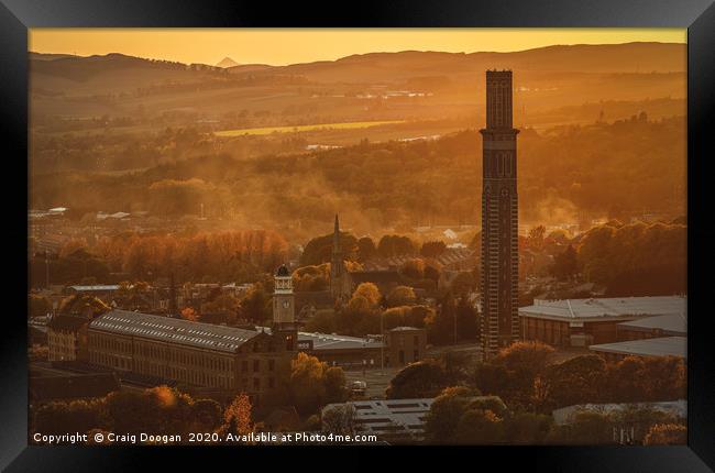 Dundee West - Cox's Stack Framed Print by Craig Doogan