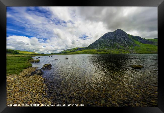 Tryfan Mountain Framed Print by Ian Mitchell