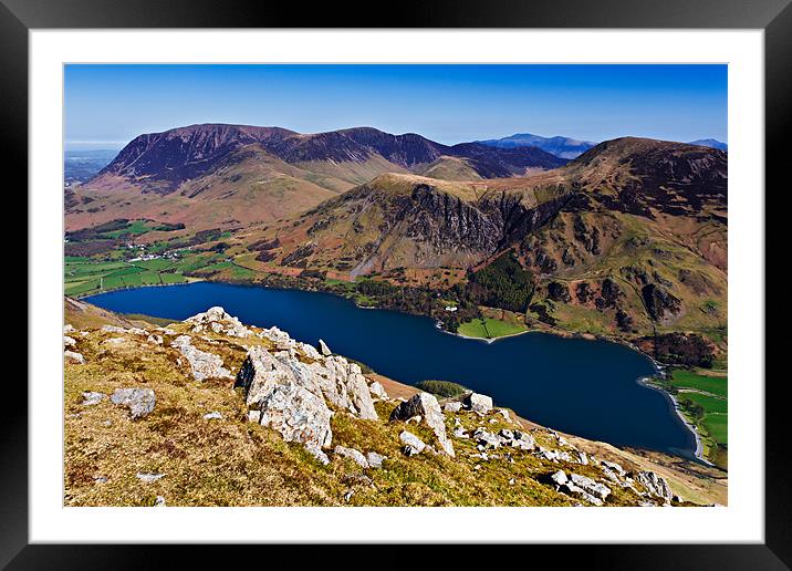Buttermere Framed Mounted Print by David Lewins (LRPS)