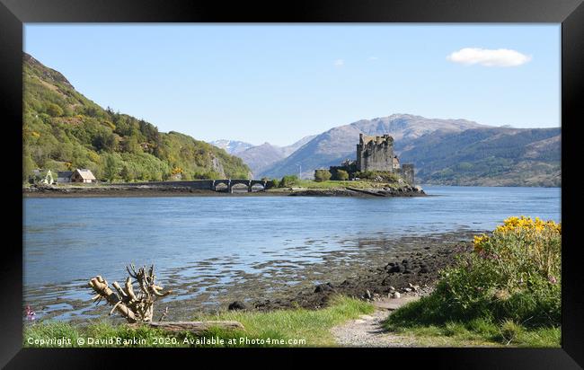 Eilean Donan Castle on a summer afternoon  in the  Framed Print by Photogold Prints