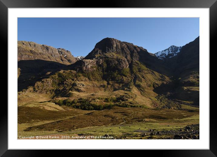 Glencoe , Glen , Coe, the Highlands, Scotland , Framed Mounted Print by Photogold Prints