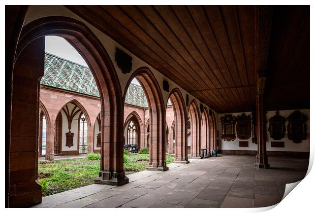 Basel Cathedral Arches Print by Svetlana Sewell