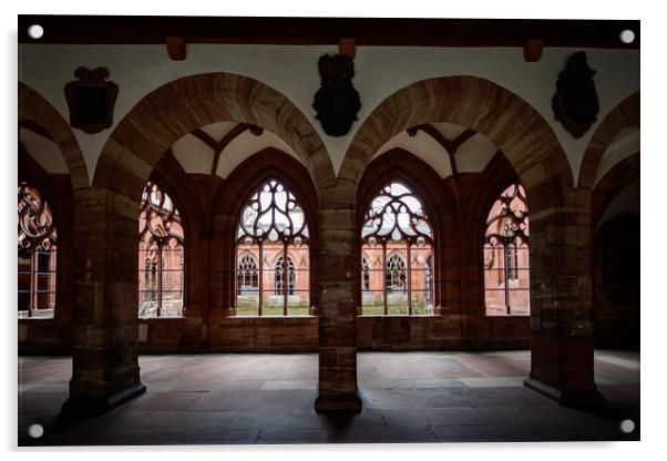 Basel Cathedral Arches Acrylic by Svetlana Sewell