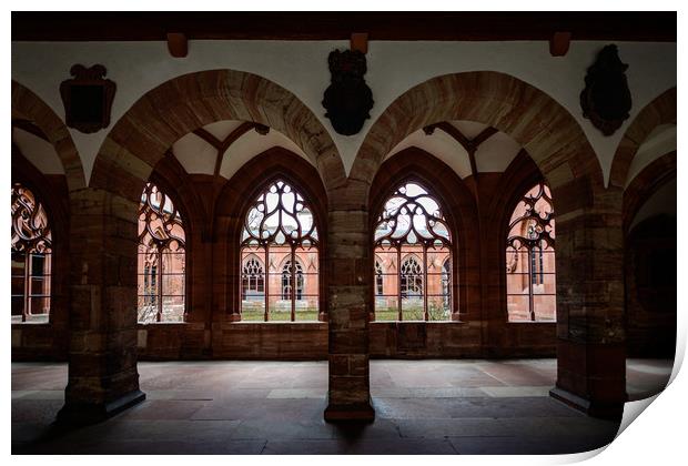 Basel Cathedral Arches Print by Svetlana Sewell
