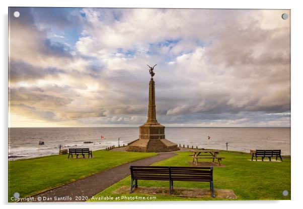 Aberystwyth War Memorial, Aberystwyth, Ceredigion, Acrylic by Dan Santillo