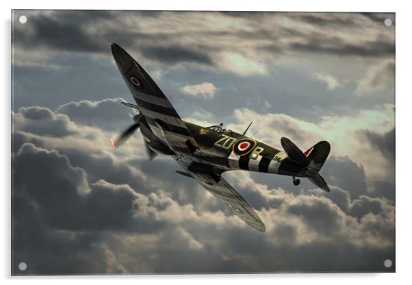 Spitfire MH434 Acrylic by J Biggadike