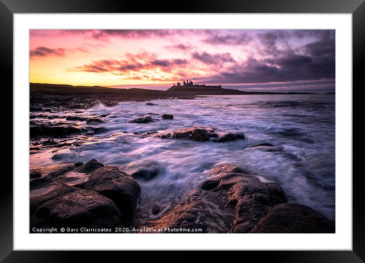 The Light and Castle Framed Mounted Print by Gary Clarricoates