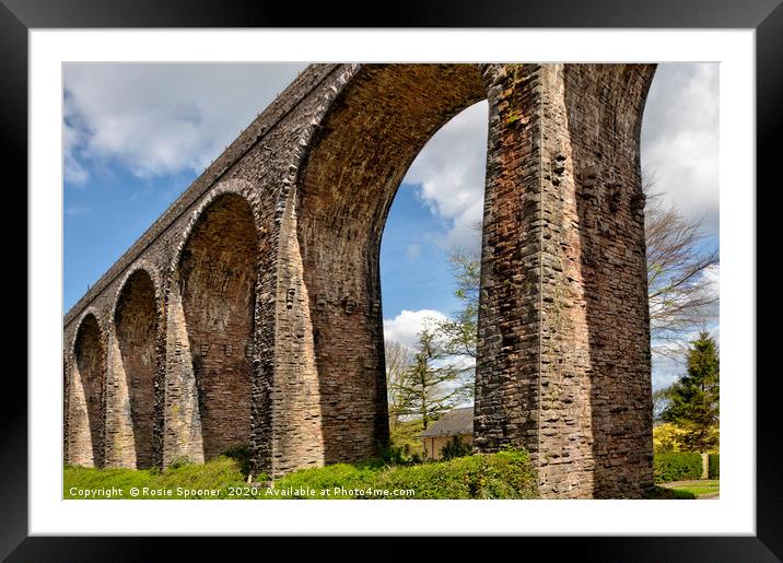 Broadsands Viaduct in Torbay, South Devon Framed Mounted Print by Rosie Spooner