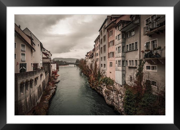 Old Town of Brugg Framed Mounted Print by Svetlana Sewell