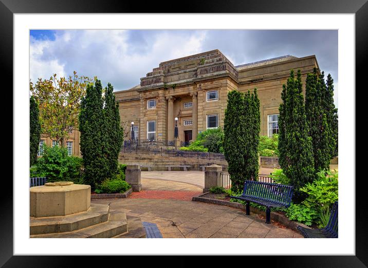 Burnley Library Framed Mounted Print by David McCulloch