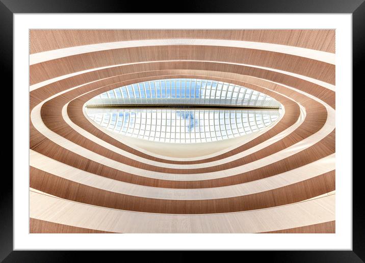 Calatrava Library Framed Mounted Print by Svetlana Sewell
