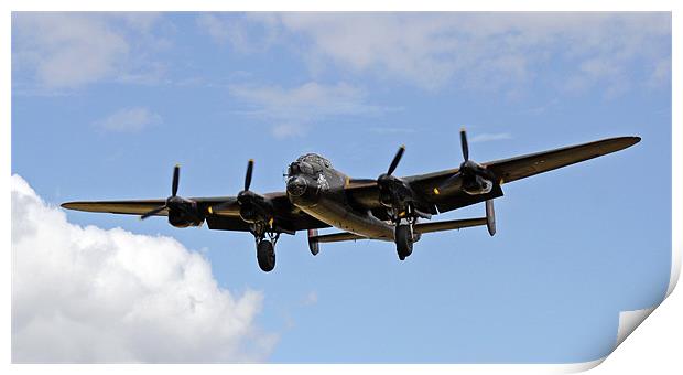 Avro Lancaster RAF Print by J Biggadike