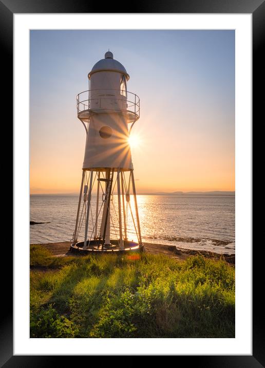 Black Nore Lighthouse  Framed Mounted Print by Dean Merry