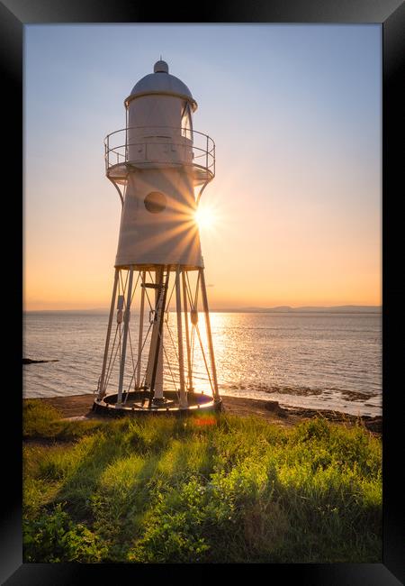 Black Nore Lighthouse  Framed Print by Dean Merry