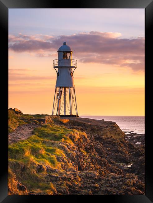 Black Nore Lighthouse  Framed Print by Dean Merry