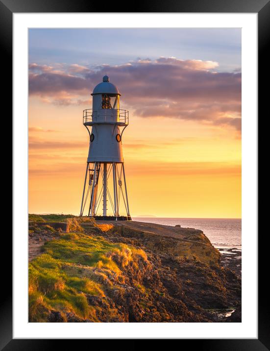 Black Nore Lighthouse  Framed Mounted Print by Dean Merry