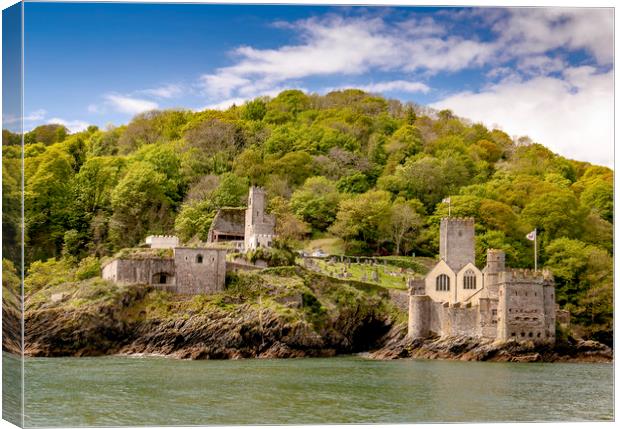 Dartmouth Castle Canvas Print by Steve Mantell