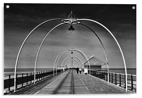 Southport Pier Acrylic by David McCulloch