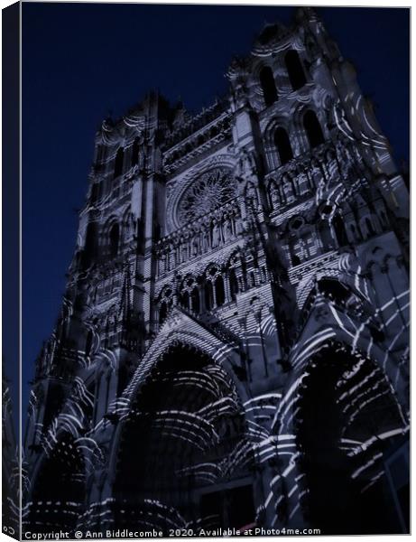 The dark Cathedral  Canvas Print by Ann Biddlecombe