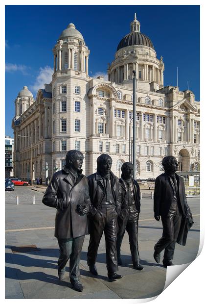 The Beatles at Port of Liverpool                  Print by Darren Galpin