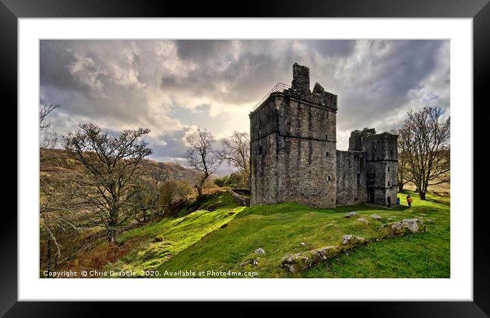 Carnasserie Castle Framed Mounted Print by Chris Drabble