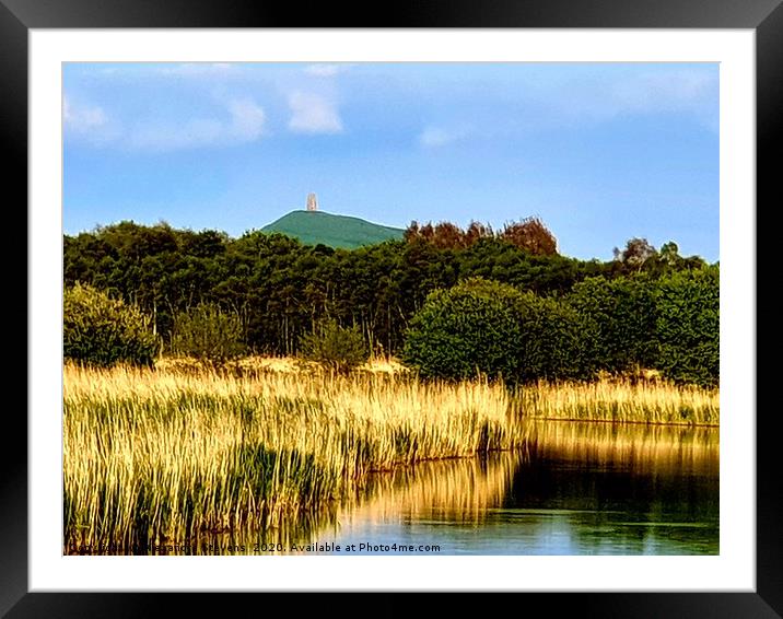 Glastonbury Tor and the Somerset Levels  Framed Mounted Print by Alexandra Stevens