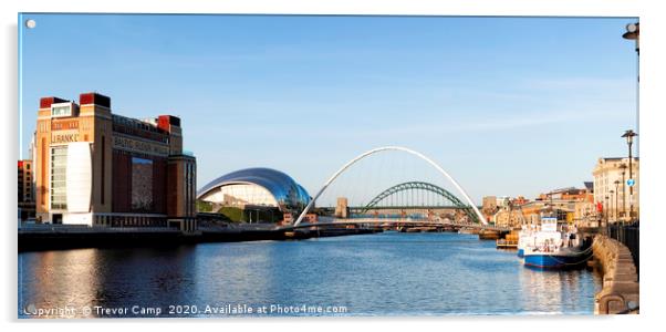 Tyne Arches Acrylic by Trevor Camp