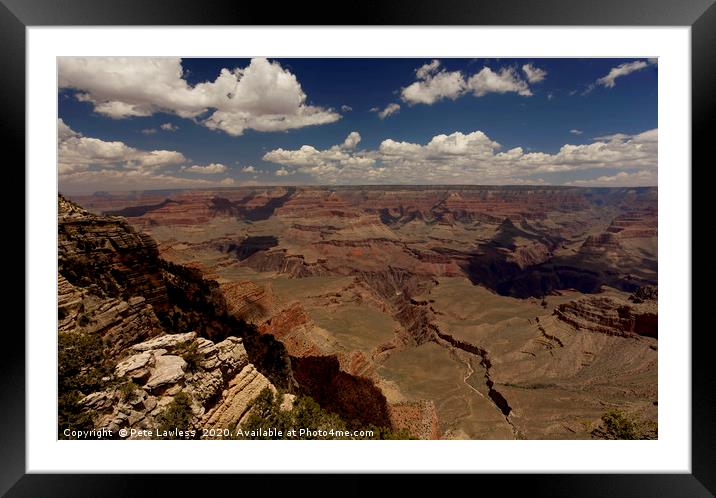 Grand Canyon Framed Mounted Print by Pete Lawless