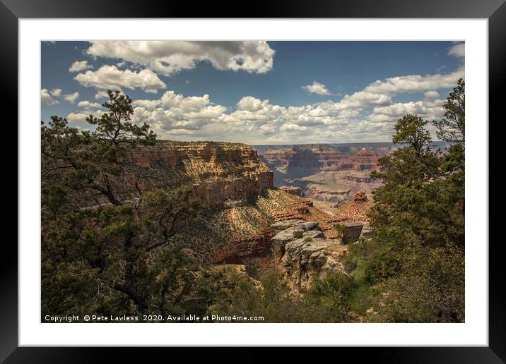 Grand Canyon Framed Mounted Print by Pete Lawless