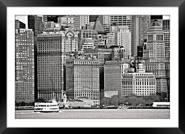 NEW YORK Framed Mounted Print by Sue HASKER