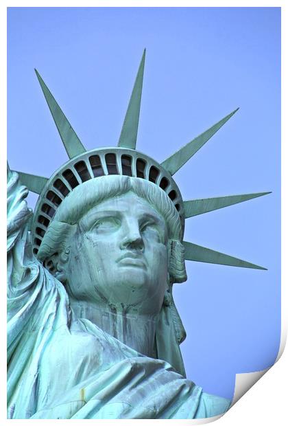 STATUE OF LIBERTY Print by Sue HASKER