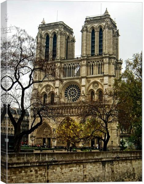 Notre Dame Cathedral Canvas Print by Martin Smith
