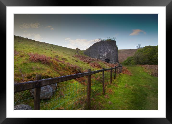 Henllys Lime Kilns at Cwmllynfell Framed Mounted Print by Leighton Collins