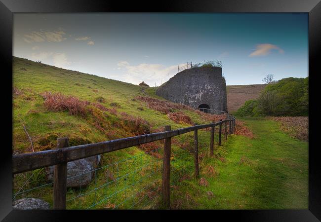 Henllys Lime Kilns at Cwmllynfell Framed Print by Leighton Collins