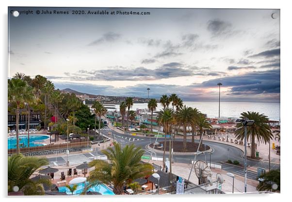 Playa del Ingles Acrylic by Juha Remes
