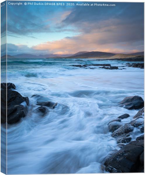 Outer Hebrides Rush Hour Canvas Print by Phil Durkin DPAGB BPE4