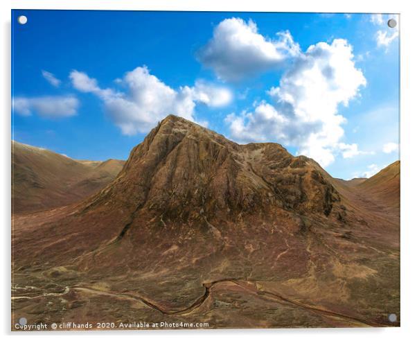  Glencoe, lochaber, highlands, Scotland, Uk. Acrylic by Scotland's Scenery