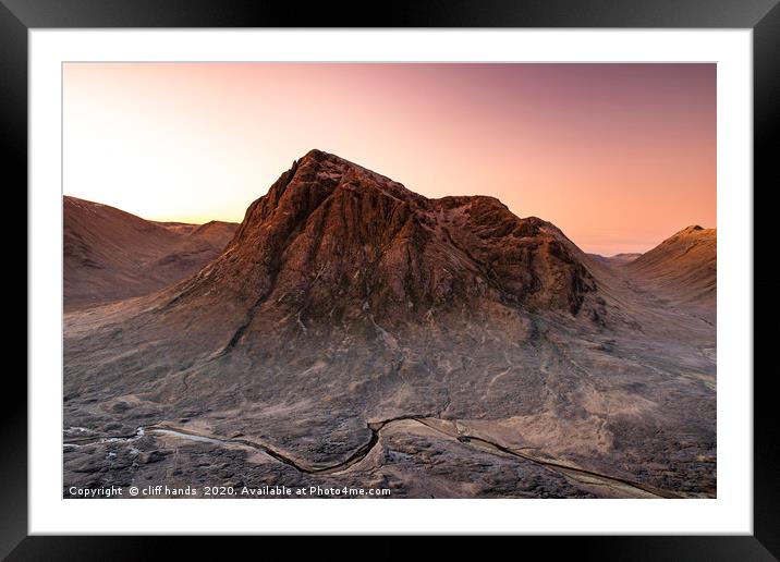 Glencoe mountain, highlands, scotland, Uk. Framed Mounted Print by Scotland's Scenery