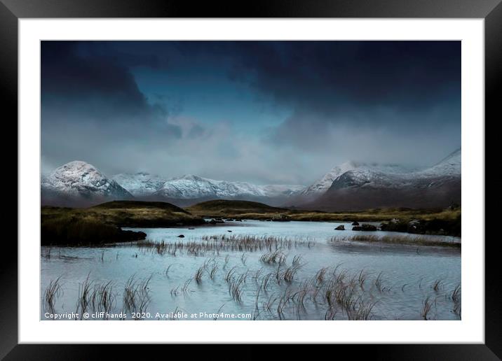 view of Rannoch moor, Glencoe, highlands, scotland Framed Mounted Print by Scotland's Scenery