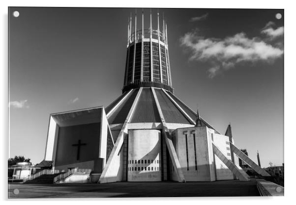 LIVERPOOL CATHEDRAL Acrylic by Kevin Elias