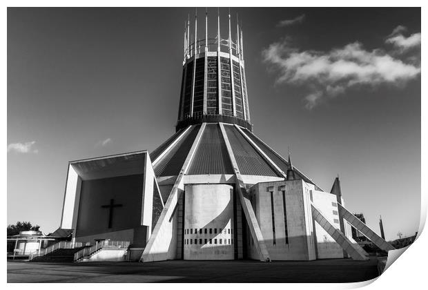 LIVERPOOL CATHEDRAL Print by Kevin Elias