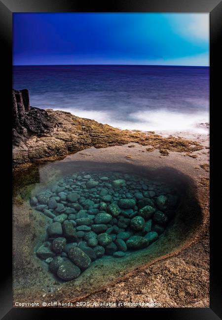 seaside rock pool Framed Print by Scotland's Scenery