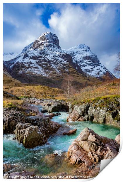 Glencoe, Highlands, Scotland. Print by Scotland's Scenery